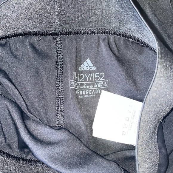 Nike Adidas Girls Athletic Shorts Bundle Size M 11-12 Black Dri-Fit - Picture 3 of 4